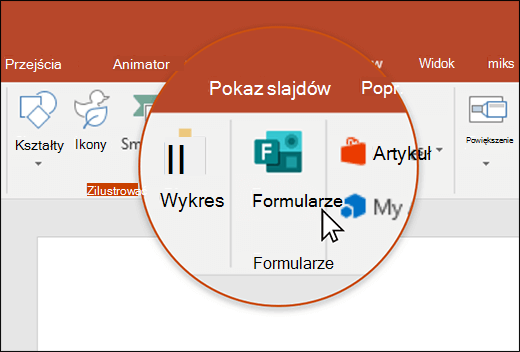 Wstawianie Formularza Lub Testu W Programie Powerpoint Powerpoint