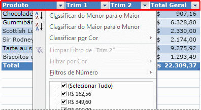 Ativar Ou Desativar Cabe Alhos De Tabelas Do Excel Excel