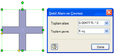 visio"da boyutu veya 06ekillerin boyutlar03n03 g02sterme