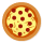 رمز مشاعر البيتزا