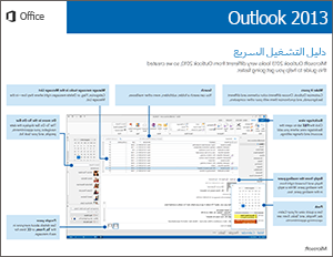 دليل البدء السريع لـ Outlook 2013