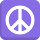 رمز مشاعر السلام