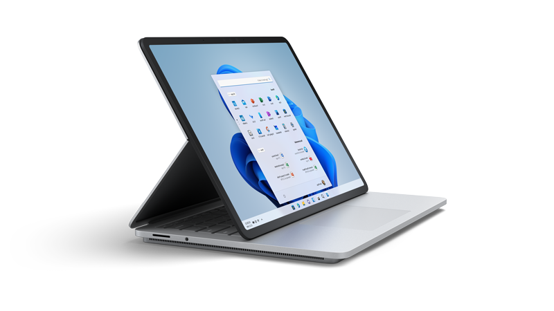 Surface Laptop عرض وضع مرحلة الاستديو