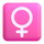 رمز مشاعر «علامة أنثى في Teams»
