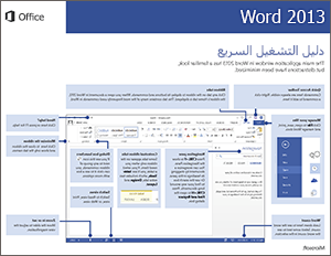 دليل البدء السريع لـ Word 2013