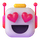رمز مشاعر «روبوت عيون قلب Teams»
