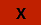 لقطة شاشة لمربع أحمر مع حرف X كبير داخل المربع.