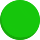 رمز مشاعر الدائرة الخضراء