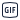 الزر GIF/Sticker