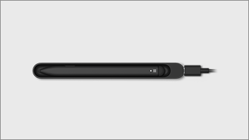 استخدام قاعدة الشحن USB-C مع القلم الرفيع