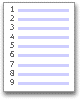 Пример за номериране на редове