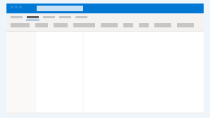 Полето за търсене в Outlook сега е в горния край на прозореца.