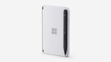 Surface Duo 2 с прикачен Surface Slim Pen 2