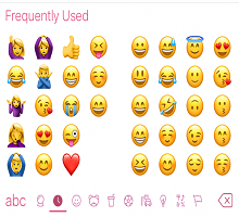 Емоджи "ios-freq-used-emoji"