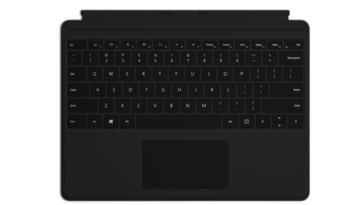 Клавиатура на Surface Pro X