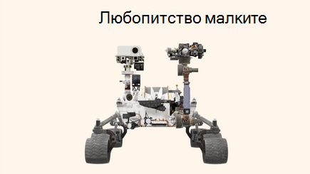 Концептуално изображение на отчет за 3D Rover