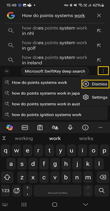 Дълбоко търсене на Microsoft SwiftKey4