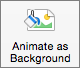 Показва бутона "Анимиране като фон" в раздела "формат на картината" в PowerPoint for Mac