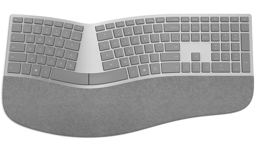 Povrchový-ergonomická Keyboard_en
