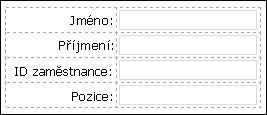 Text boxes inside layout table in design mode