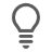 Ikona požadavku na funkci (žárovka, nápad)