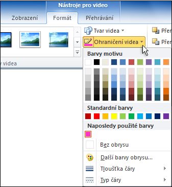 Změna barvy videa