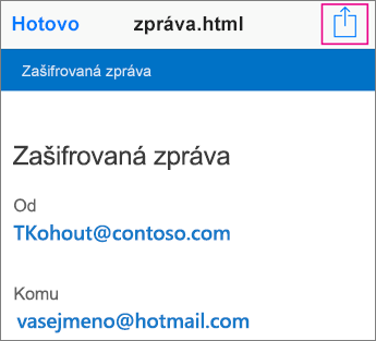 Prohlížeč OME s Gmail 2