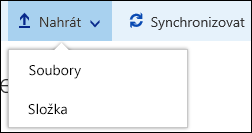 Office 365 Nahrání složky nebo souborů do knihovny dokumentů