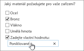 Otázka průzkumu s určením vlastní hodnoty