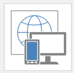 Ikona šablony webové aplikace pro Access