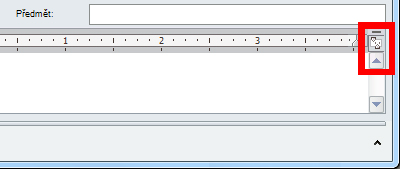 View Ruler command in a new message window