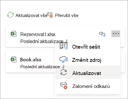 Aktualizace tlačítka odkazu – snímek obrazovky one.png