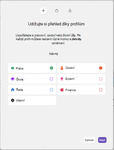 Outlook pro Mac Přidat profil