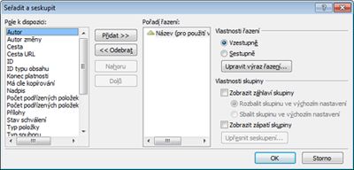Otevřený web v aplikaci SharePoint Designer 2010