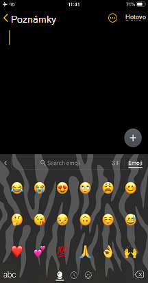 Vyhledávání emoji pro iOS – 2