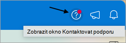 Kontaktování podpory v Outlooku – snímek obrazovky pět