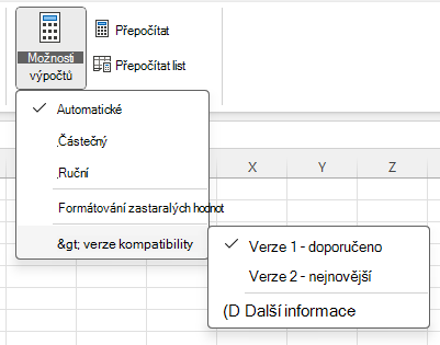 Menu to change Compatibility Version:

Formula > Calculation Options > Compatibility Versions