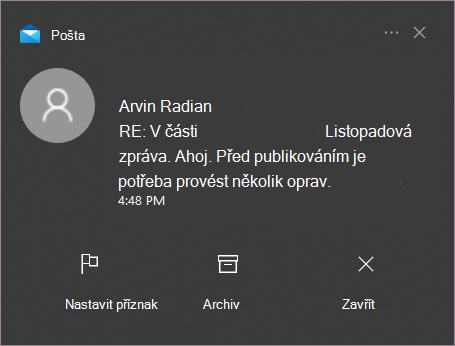Windows oznámení
