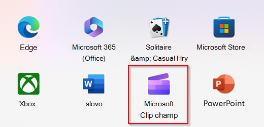 Clipchamp je aplikace doručené pošty v Windows 11