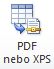 Obrázek tlačítka PDF nebo XPS