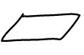 Et parallelogram, der er tegnet med håndskrift