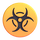Emoji med biologisk fare i Teams