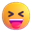 Emoji-latterreaktion i 3D