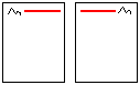 Objekter placeret på venstre og højre masterside skal spejle hinanden.