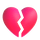 Emoji med knust hjerte i Teams