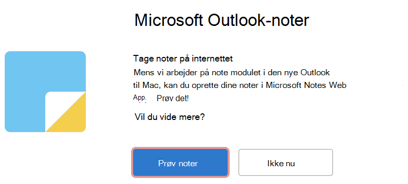 Prøv Microsoft Noter på internettet