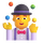 Emoji med teammand, der jonglerer
