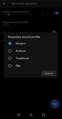 Integral fly Faderlig Hvordan gør jeg ændre de lyde eller vibrationer, som mit Microsoft SwiftKey- tastatur laver? - Microsoft Support
