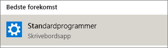 Standardprogrammer i Windows