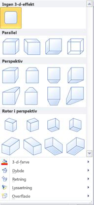 3D-effekter i WordArt i Publisher 2010